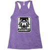 bull dog disobey Racerback Tank