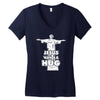 jesus wants a hug Women's V-Neck T-Shirt