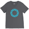 camera shutter V-Neck Tee