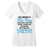 So There's This Boy Who Will Always Have A Piece Of My Heart He Calls Women's V-Neck T-Shirt