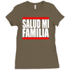 salud mi familia  fast 7 vin auto tuning diesel paul walker kult fun l Ladies Fitted T-Shirt