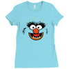 animal face Ladies Fitted T-Shirt