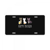 happy meowr License Plate