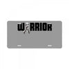 warrior License Plate