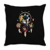 wonderland dream catcher Throw Pillow