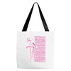 breast cancer Tote Bags