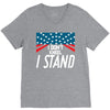 I Don't Kneel V-Neck Tee