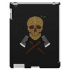 skull wood iPad 3 and 4 Case