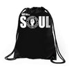 northern soul Drawstring Bags