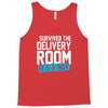 survived the delivery room it's a boy Tank Top