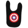 captain america dying bleeding logo Baby Bibs
