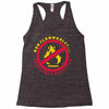 non flammable challenge accepted Racerback Tank