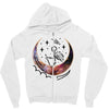 Space Skeleton Zipper Hoodie