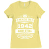 Made In 1942 And Still Awesome Ladies Fitted T-Shirt