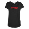 DEDEMIT Maternity Scoop Neck T-shirt