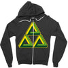 triforce illusion zelda Zipper Hoodie