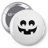 halloween pumpkin face Pin-back button
