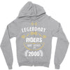 legendary riders are born in 2000 Zipper Hoodie