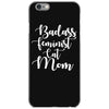 badass feminist cat mom iPhone 6/6s Case