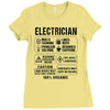 Electrician Ladies Fitted T-Shirt