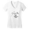 where the side quest ends Women's V-Neck T-Shirt