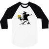 banksy flower 3/4 Sleeve Shirt