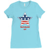 independence day 4th july star america american flag Ladies Fitted T-Shirt