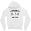ashtrays are for fags Zipper Hoodie