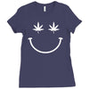 smiley halter top Ladies Fitted T-Shirt