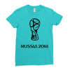 russia 2018 Ladies Fitted T-Shirt