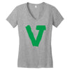 couple v Women's V-Neck T-Shirt