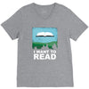 i want to read V-Neck Tee