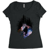 Mononoke Hime Women's Triblend Scoop T-shirt