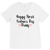 Happy First Father's Day Daddy V-Neck Tee