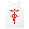 fma full metal alchemist cross inspired ladies Tank Top