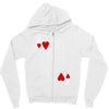 king of hearts playing card Zipper Hoodie