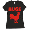 huge cock Ladies Fitted T-Shirt