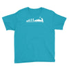 evolution of man' chequered flag classic 912 Youth Tee