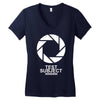 test subject 2 Women's V-Neck T-Shirt