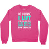 cat cats lift lifting fitness Crewneck Sweatshirt