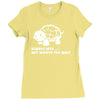 always late worth wait funny turtle tee Ladies Fitted T-Shirt