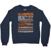 Scorpios Difficult Ones To Understand Zodiac Crewneck Sweatshirt