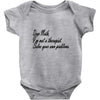 dear math, i'm not your therapist t shirt Baby Onesie