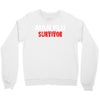 man flu survivor Crewneck Sweatshirt
