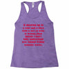 casual friday Racerback Tank