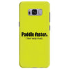 funny t shirt paddle faster. i hear banjo music rude tee offensive shi Samsung Galaxy S8 Plus