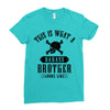 This Is What A Bad Ass Brother Looks Like Ladies Fitted T-Shirt
