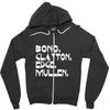 bono, clayton, edge, mullen Zipper Hoodie