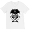 skull with beard V-Neck Tee