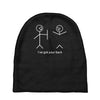 cute stick figures Baby Beanies